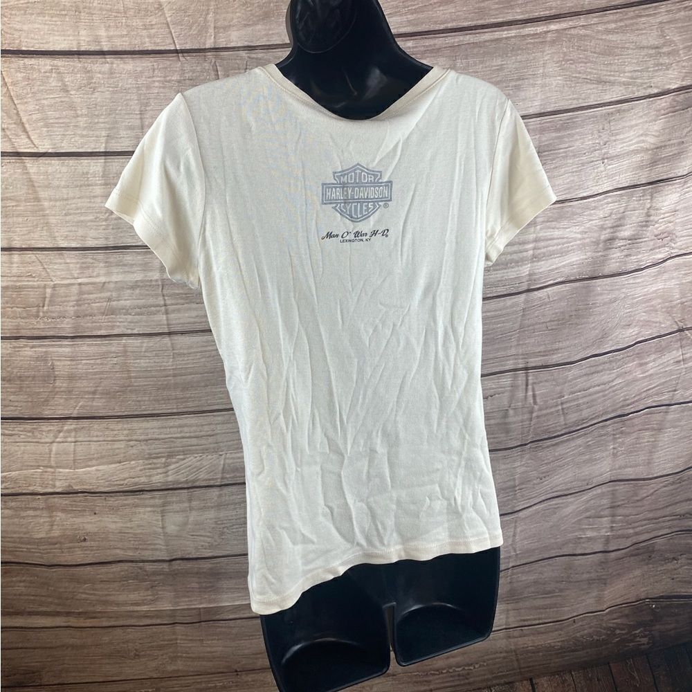 Ladies Lg short sleeve Harley Davidson tee - Picture 4 of 12